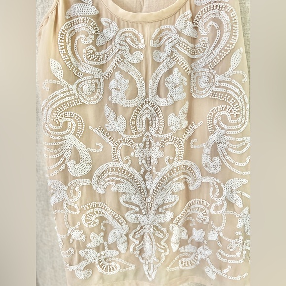 Express beaded cream blouse - Picture 3 of 5